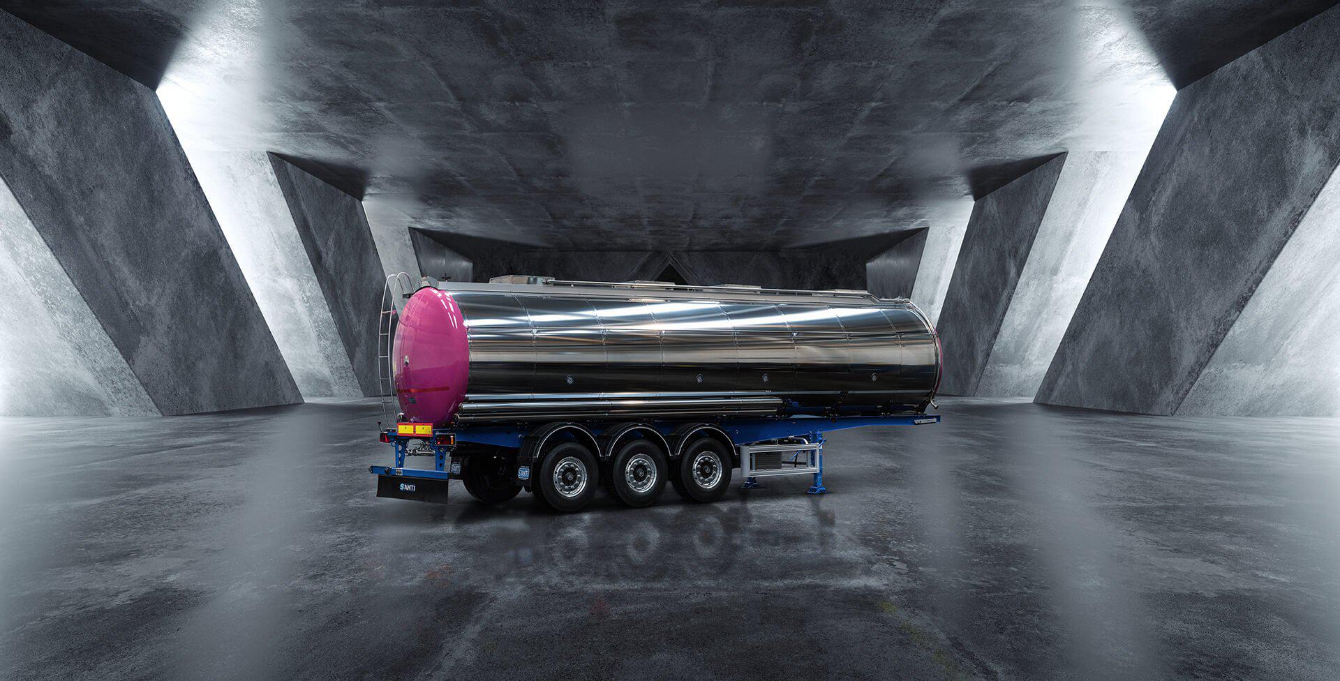 Naczepa zbiornik ciśnieniowy izotermiczny