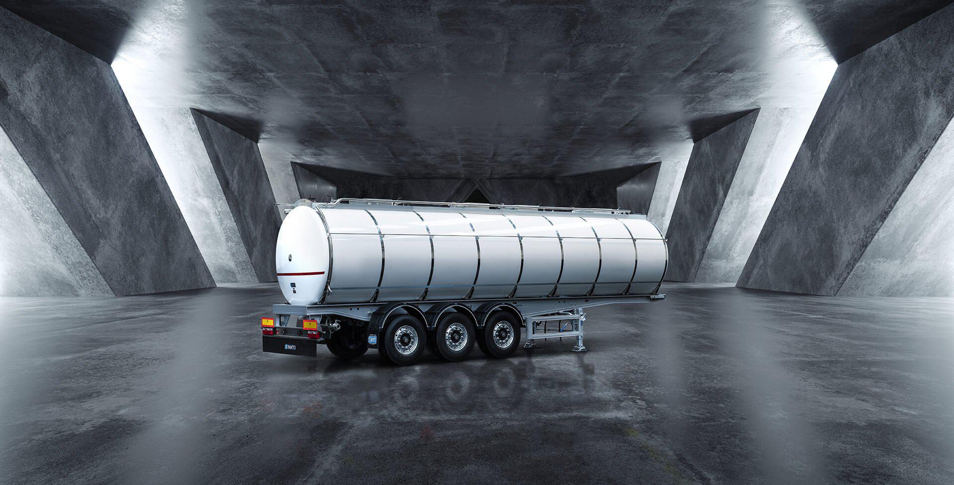 Naczepa ze zbiornikiem izotermicznym (ATP) do płynnych produktów spożywczych